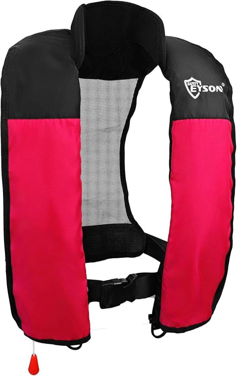 NAUTISHIELD Automatic Inflatable Life Jacket,Preserver PFD for Adults,Life Vest for Adults,Supports Weight up to 330 pounds - Image 1